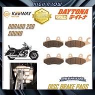 KEEWAY DISC BRAKE PADS DORADO 250 SOUND GOLD QUALITY