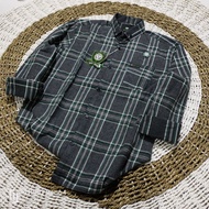 KEMEJA ABU CYN LONG FLANNEL SHIRT