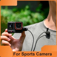 Sunnylife1.5M for Insta360 Ace Pro/X4/X3 Sports Camera Recording Microphone for DJI Pocket 3/Action 