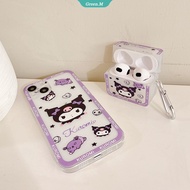 Korea Sanrio Kuromi Apple AirPods 1 2 Pro Case IPhone Earbud Accessories Airpod Case Airpod Pro Case [GM]