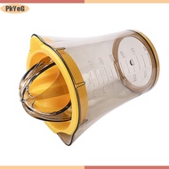 PkYeG 1pcs Lemon Squeezer Manual Citrus Juicer With Measuring Cup 600Ml And Cover Lemon Squeezer Jui