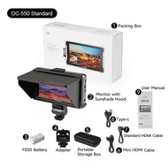 Viltrox DC-550 Pro จอภาพแบบพกพา5.5 "1920X1080 4K มอนิเตอร์มืออาชีพ HDMI หน้าจอสัมผัสสนาม LUT ผู้อำนว