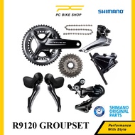 SHIMANO DURA-ACE R9120 MECHANICAL HYDRAULIC DISC BRAKE 2X11 SPEED GROUPSET with rotor 9120 Crank Shi