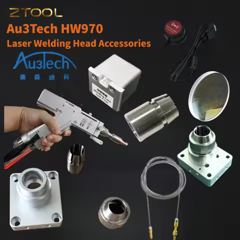 Au3tech HW970 Laser Welding Head Accessories Protective Windows Focusing Lens Sealing Ring Motor Fix