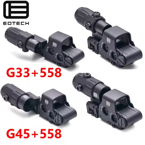 EOTECH 558+G43 Holographic Collimator Sight 558+G33/G45 Red Dot Optic Sight UNITY Mount Hunting Gear