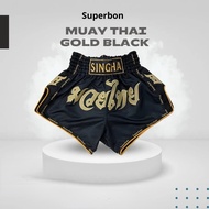 Superbon Muay Thai Pants Boxing Fighting Sanda Fighting Sports Professional Mens and Womens Shorts