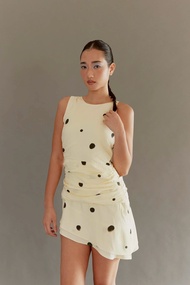 Weekend begins - Freckle Dot Printed Dress