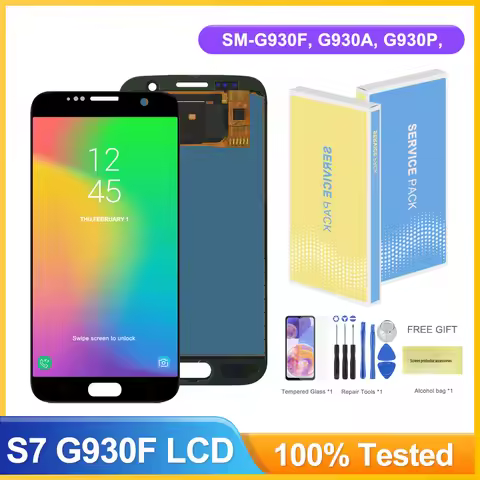 Screen S7 for Samsung Galaxy S7 G930 G930F G9300 Lcd Display Touch Screen Digitizer Assembly Replace