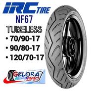 Tubeless Tire IRC Nf67 70/90-17 tire 80/90-17 tire 120/70-17 tire IRC 120/70-17 tire IRC Nf67 90/80-