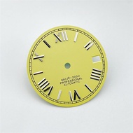 Số la mã mặt số đồng hồ 28.5mm Đồng hồ mặt số phụ kiện đồng hồ bộ phận thay thế cho chuyển động nh35