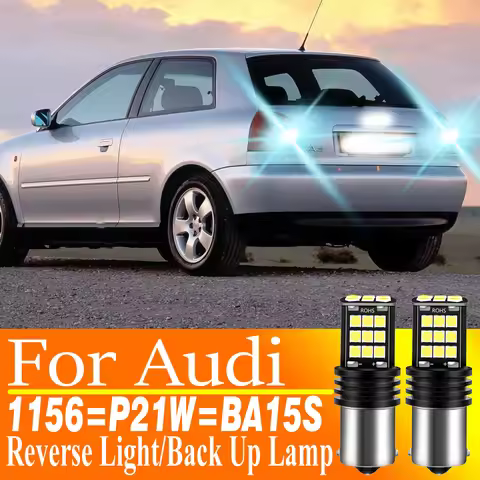 2pcs BA15S 1156 P21W Led Back Up Lamp Diode Bulb Reverse Light 7506 5008 Rear Fog Light Canbus For A