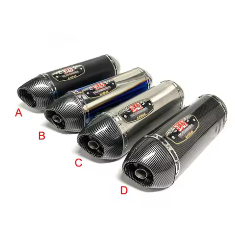 universal 51mm motorcycle yoshimura r77 modified exhaust pipe db killer silencer for honda pcx 125 1