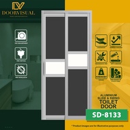 Slide and swing toilet door asstl-10