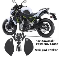 For Kawasaki Z650 Z 650 Model 650 Motorcycle Tank Pad Protector Gas Decal Knee Grips Side Traction P