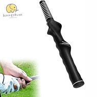 LONNGUVO Golf Swing Training Grip, Left-Handed Right-Handed Golf Club Grip,  Black Universal Golf Gr
