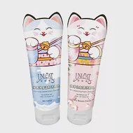 【UNICAT 變臉貓】櫻花柔潤洗面乳100ml+山羊奶淨膚洗面乳100ml