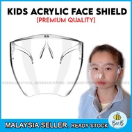 Kids Protective Anti-Droplet and Anti-Fog Face Shield Full Cover Mask 儿童防飞沫面罩 BTP