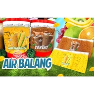 STICKER AIR BALANG PELBAGAI PERISA COCONUT SHAKE/COKLAT/GREEN TEA/JUS EPAL/JUS MANGGA/JUS ROSSELE/KA