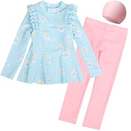 CLOTHING Girls' Long-Sleeved Swimsuit Long Pants Model 5712