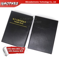 170/177 values 8500PCS 4250PCS 0201 0402 0603 0805 1206 SMD resistor 5% 0R~10M Resistors Sample Book