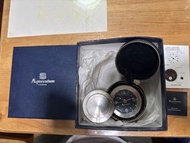 (冇用過擺得太耐會有歲月痕跡)_英國經典奢侈品牌 Aquascutum (雅格獅丹) 的石英隨身/旅行鬧鐘 (Quartz Travel Alarm Clock)。該品牌自1851年創立，以發明防水羊