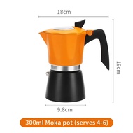 Mongdio Moka หม้อชงกาแฟอิตาลีขนาดเล็ก เครื่องแยกกาต้มน้ำไฟฟ้าสำหรับใช้ในบ้าน