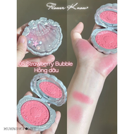 Phấn má hồng Flower Knows Shells Jewel Silk Satin Blush đa năng kèm highlight cho đôi má căng bóng l