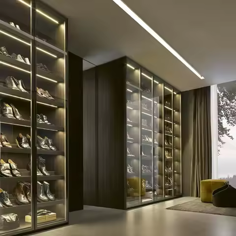 Customized Wardrobe Modern Wardrobe Home Wardrobe Arcade Display Cabinet Showroom Storage Cabinet