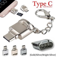 **包郵** MINI TF卡手機讀卡器適用蘋果Type-C Android安卓手機OTG3.0讀卡器