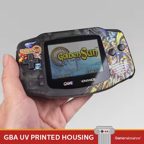 GBA UV shell kit for GAMEBOY Advance IPS LCD Housing For GBA IPS DIY Gamenaissance
