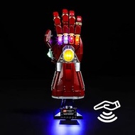 BRIKSMAX Led Lighting Kit for LEGO-76223 Nano Gauntlet(Hand Sweep Sensor Switch Version) - Compatibl