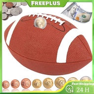 Football Piggy Bank Football Coin Bank Shatterproof Rugby Saving Bank Unbreakable Money Saving Box f
