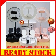 Ring LIGHT A7 FOLDING SELFIE Ticket 26CM LED LIVE FILL LIGHT FOLDING K01 BRG New