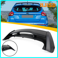 NJISD สปอยเลอร์ปีกหลังคาหลังสปอยเลอร์คาร์บอนไฟเบอร์สำหรับ Ford Focus SE Hatchback MK3 2012 2013 2014