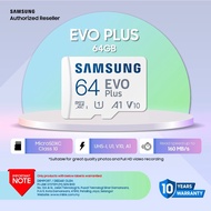 Samsung Micro SD Memory Card W/Adaptor EVO Plus (64GB/128GB/256GB/512GB/1TB) Read up to 160 MB/s