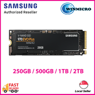 SAMSUNG 970 EVO PLUS NVMe M.2 SSD 2TB/1TB/500GB/250GB Local Warranty
