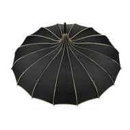 2025 Hot sale 16 bone pagoda umbrella retro polka brand polka dot umbrella for men and women high qu