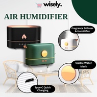 【WISELY SHOP】Air Humidifier Diffuser Perfume  Aromatherapy Aroma Essential Oil Penyebar Aroma Wangi 