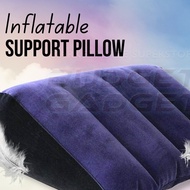 Quantum Furniture - Portable Air Bolster Inflatable Pump Waterproof Pillow Hole Holder