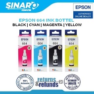 EPSON 664 BLACK 70ML REFILL INK *READY STOCK*