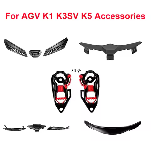Motorcycle Helmet Accessories for AGV K1 K3 K3SV K5 K5S Capacetes Lining Pad Chin Nose Protector Ven