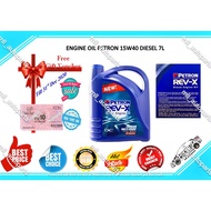 PETRON REV-X PREMIUM MULTIGRADE 15W40 API CI-4/SL MINYAK ENJIN DIESEL 7L RM130 ✔