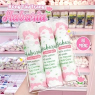 Habaria Cotton Pads 80 thick, dust-free pieces Cotton Pad Facial Cotton Pad Cotton Pad for Toner