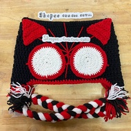 [200% REAL PHOTO] Super cute handmade spiderman cat ear beanie - Spiderman CatBeanie