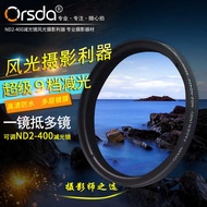 Orsda ND Adjustable Filter Camera Filter 9-Speed Adjustment ND2-4 Filter Multi-Speed ND Filter