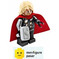 sh0623 Lego Marvel Super Heroes Avengers 76142 76153 - Thor Minifigure w Mjolnir - New