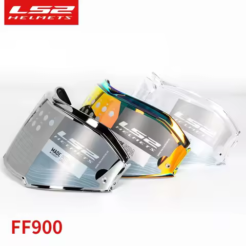 Original LS2 Ff900 Valiant II Helmet Visor Glod Shield Only for LS2 FF900 Model Lens with Anti-fog P