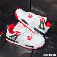 Size 36-45 Daf Fashion J4 White Red Basketball Shoes Rubber Sneakers Shoes For Men And Women