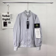 stone islandˉNew pure original tide brand spring and autumn military baseball uniform pilot stand-up