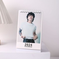 Jungkook Desk Calendar Kpop Jungkook Seven 2024 Desk Decoration Table Calendar Calendar